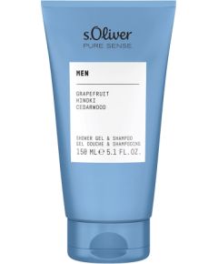 S. Oliver, Pure Sense, Shower Gel, All Over The Body, 150 ml Гели для душа для тела