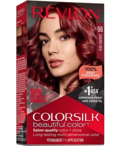 Revlon, Colorsilk, Permanent Hair Dye, 66 Cherry Red, 130 ml Matu kopšana