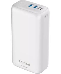 Canyon PB-301, 30 000 mAh, USB-A, USB-C, white - Powerbank Power Banks