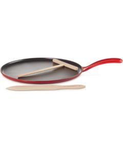 Le Creuset Čuguna pankūku panna Ø27cm sarkana Pannas