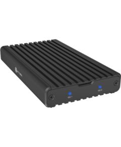 Raidsonic IB-2817M-C32 Enclosure for 2x NVMe SSD with USB 3.2 Gen 2x2 Type-C connection Dokstacijas portatīvajiem datoriem