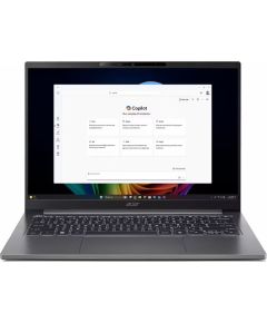 Acer TravelMate P4 TMX414-51-TCO Ultra 5 228V 14"WUXGA IPS300n U5 228V 32GB LPDDR5X SSD512 Intel Arc 130V Graphics WLAN+BT LAN Cam1080p 65Wh W11Pro Steel Gray 3Y OnSite Ноутбуки