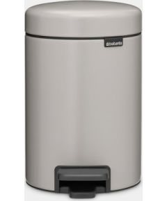 BRABANTIA atkritumu tvertne ar pedāli NewIcon, 3 l, Soft Grey - 252181 Papīra - atkritumu grozi