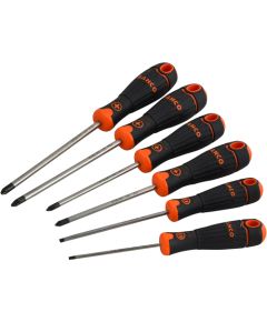 Skrūvgriežu komplekts Bahco Fit; 6 gab. Skrūvgrieži