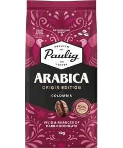 Kafijas pupiņas PAULIG Arabica Origin Edition Colombia 1kg Kafija, kapsulas