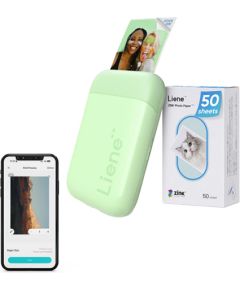 Liene Pearl 2x3" Portable Photo Printer (Green) Foto printeri