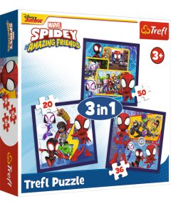 TREFL SPIDEY Комплект пазлов 3в1 Пазлы