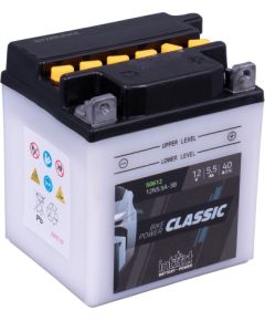 103 x 90 x 114 - + Intact Bike Power 12V 5,5Ah(c20) 40A(EN) 12N5.5A-3B EAN4250227522311 Akumulatori