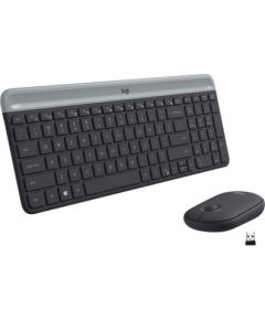 Logitech Slim Combo MK470, SWE, gray - Wireless Desktop Клавиатуры