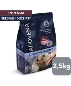 ADDVENA POWER OF NATURE Junior/Medium/Large  jagnięcina dla szczeniąt 2,5 kg Suņu barība