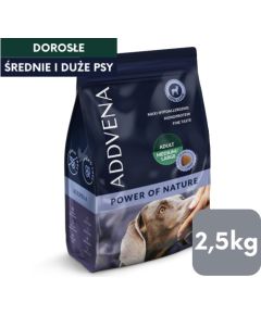 ADDVENA POWER OF NATURE dla dorosłych psów średnich i dużych ras 2,5kg Suņu barība