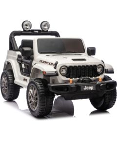 Lean Cars Jeep Rubicon 4x4 DK-JWR556 4x200W 24V White Battery-Operated Vehicle Jaunumi, Bērnu preces