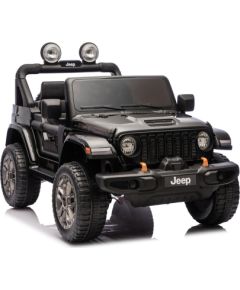 Lean Cars Jeep Rubicon 4x4 DK-JWR556 4x200W 24V Black Battery-Operated Vehicle Jaunumi, Bērnu preces
