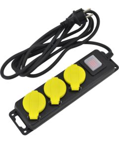 Pagarinātājs AWTools AW24703; IP44; 3x1,5 mm²; 5 m Strāvas pagarinātāji