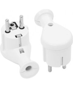 Kontaktdakša AWTools AW24807; 10 gab.; balts Strāvas pagarinātāji