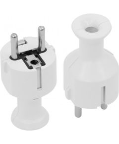 Kontaktdakša AWTools AW24805; 10 gab.; balts Strāvas pagarinātāji