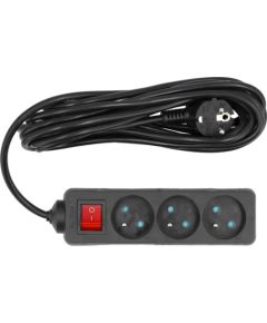 Pagarinātājs Vorel 72627; 5 m Strāvas pagarinātāji