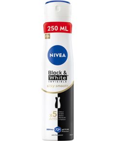 Nivea B&W Silky Smooth Anti-Perspirant - Antiperspirant ve spreji 250ml Smaržas - NESAKĀRTOTS