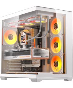 DarkFlash C280 computer case (white) + 7 fans Корпуса