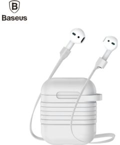 Baseus Apple  Silicone Protective case with Magnetic Strap for AirPods headphones Grey Чехлы - альтернативные