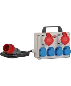 Sadalītājs-pagarinātājs Brennenstuhl 1153654; 2 m; 5x1,5 mm² Strāvas pagarinātāji