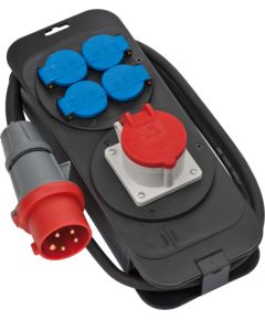 Sadalītājs-pagarinātājs Brennenstuhl 1151604010; 2 m; 5x1,5 mm² Strāvas pagarinātāji