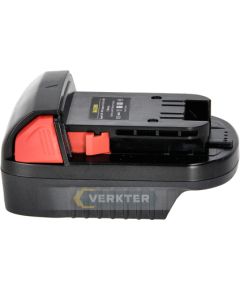 Akumulatoru adapteris Ahlio; Makita uz Milwaukee; paredzēts tikai 18 V Bateriju uzlādes iekārtas