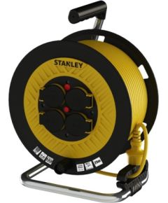 Pagarinātājs saritināms uz spoles Stanley SXECFL2RBVE; 40 m; 3x1,5 mm² Strāvas pagarinātāji