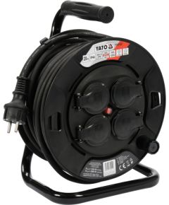 Pagarinātājs saritināms uz spoles Yato YT-81052; 20 m; 3x1,5 mm² Strāvas pagarinātāji