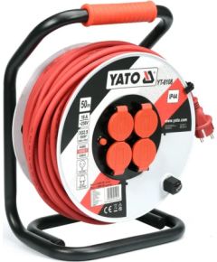 Pagarinātājs saritināms uz spoles Yato YT-8108; 50 m; 3x2,5 mm² Strāvas pagarinātāji