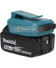 Akumulatoru adapteris Ahlio saderīgs ar Makita 18V -> USB (x2) Tālruņa akumulatoru uzlādēšanai Bateriju uzlādes iekārtas