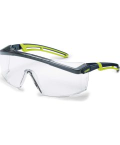 Aizsargbrilles Uvex Astrospec 2.0; skaidrs; melns / zaļš Citi darbarīki un piederumi