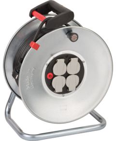 Pagarinātājs saritināms uz spoles Brennenstuhl H05VV-F 3G1,5; 50 m; 3x1,5 mm² Strāvas pagarinātāji