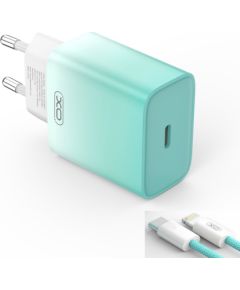 XO CE18 PD Зарядное Устройство 30W + USB-C - Lightning Cable 1m Зарядные устройства