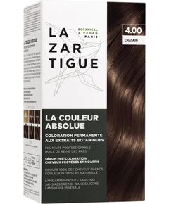 Lazartigue, La Couleur Absolue, Permanent Hair Dye, 4.00 Chocolate Chestnut, 143 ml Matu kopšana