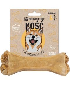 PAKA ZWIERZAKA Bone with goat L 13,5 cm - dog treat - 70g Suņu barība