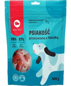 MACED Pressed bone with duck - dog chew - 500g Suņu barība