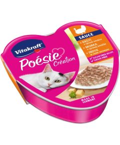 VITAKRAFT POESIE CREATION SOS turkey/cheese - wet cat food - 85 g Kaķu konservi