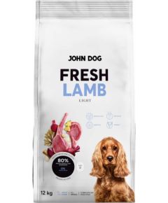 JOHN DOG Fresh Lamb - dry dog food - 12kg Suņu barība