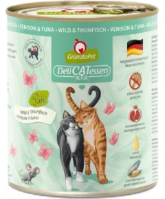Fox4pets GRANATAPET DeliCATessen Venison and tuna - wet cat food - 800g Kaķu konservi