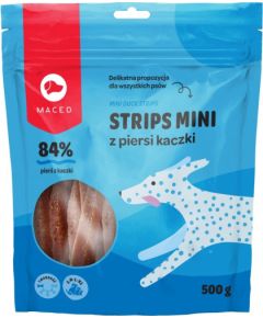 MACED Mini ducks strips - Dog treat - 500g Suņu barība