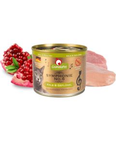 Fox4pets GRANATAPET Symphonie  No.6 Veal and poultry - wet cat food - 200g Kaķu konservi