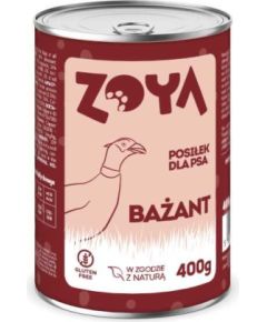 ZOYA Bażant – puszka mokra karma dla psów 400g Suņu barība