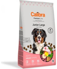 CALIBRA Premium Line Junior Large Chicken - dry dog food - 12kg Suņu barība