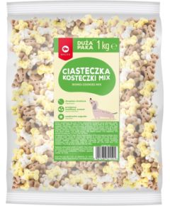 MACED Bones Cookies Vanilla Mix - dog treat - 1 kg Suņu barība