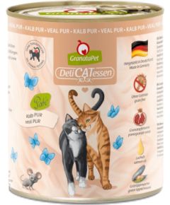 Fox4pets GRANATAPET DeliCATessen Pur Veal - wet cat food - 800g Kaķu konservi