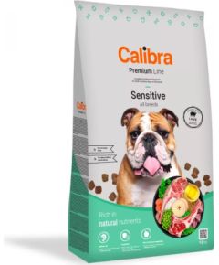 CALIBRA Dog Premium Sensitive lamb dry dog food - 12kg Suņu barība