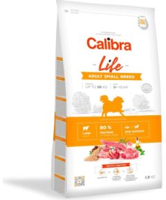 CALIBRA Dog Life Adult Small Breed Lamb - dry dog food - 1,5kg Suņu barība