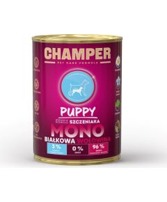 CHAMPER Puppy Beef - wet dog food - 400g Suņu barība