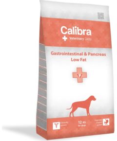 CALIBRA VD Dog Gastrointestinal&Pancreas Low Fat - dry dog food - 12kg Suņu barība